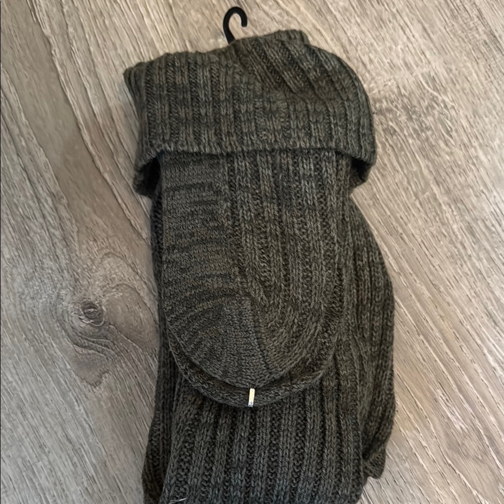 Torrid Olive Knit Socks